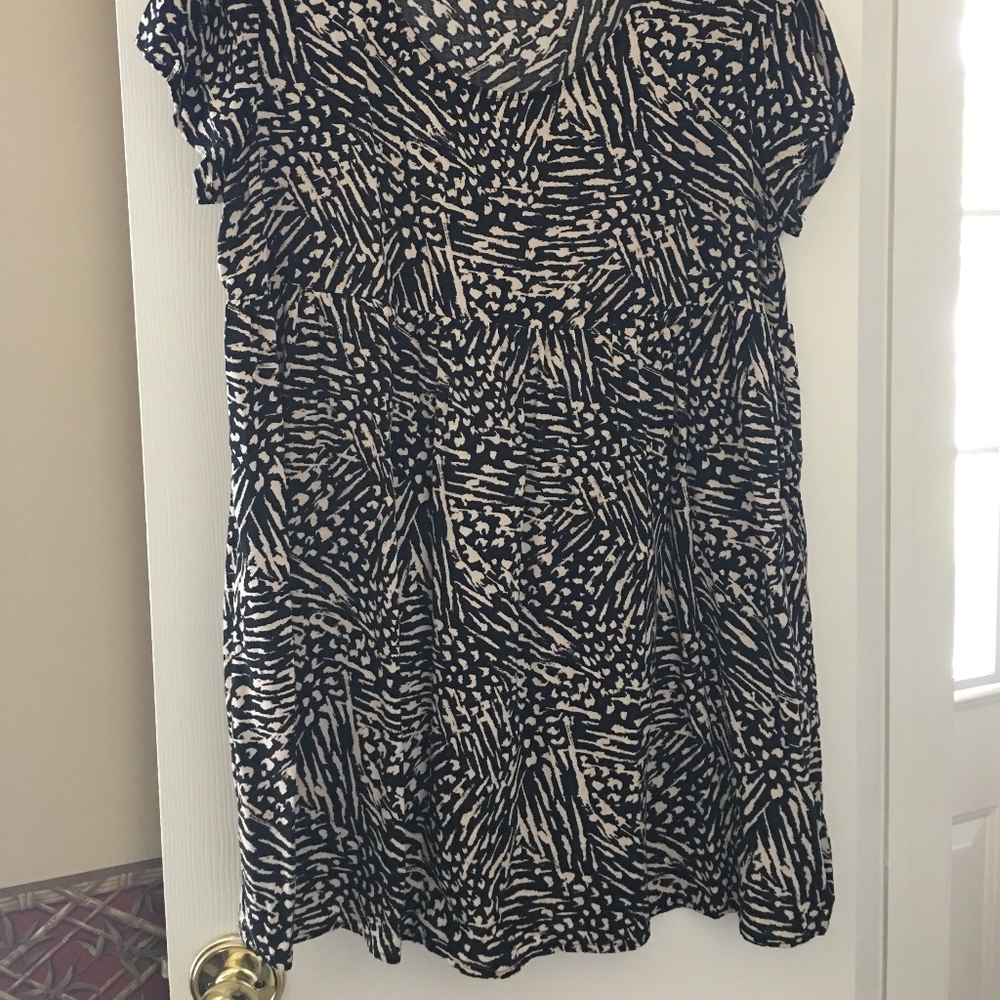 Mossimo Flowy Shift Dress Tribal Print